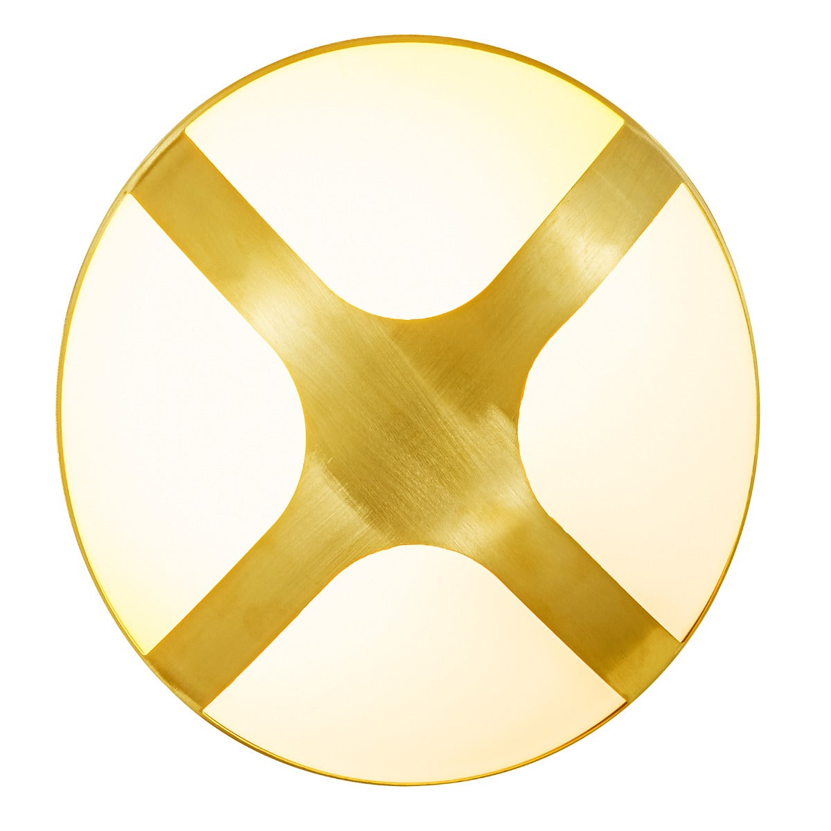 Cross 1 Light Bunker Light Small Brass - 2118121035