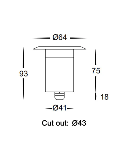 DECK LED 3W Recessed Deck Lights IP67 DECK04