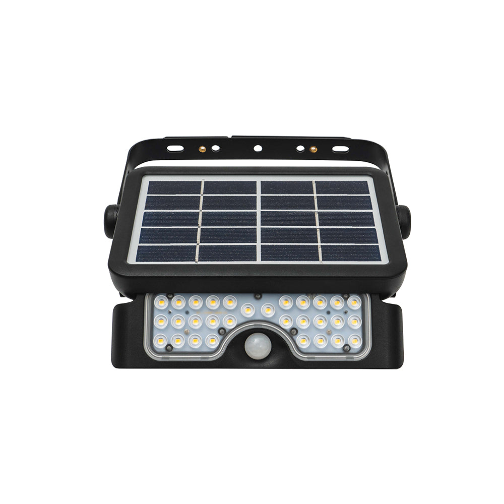 Defender 5W LED Solar Floodlight Black MXS4405 Mercator Lighting
