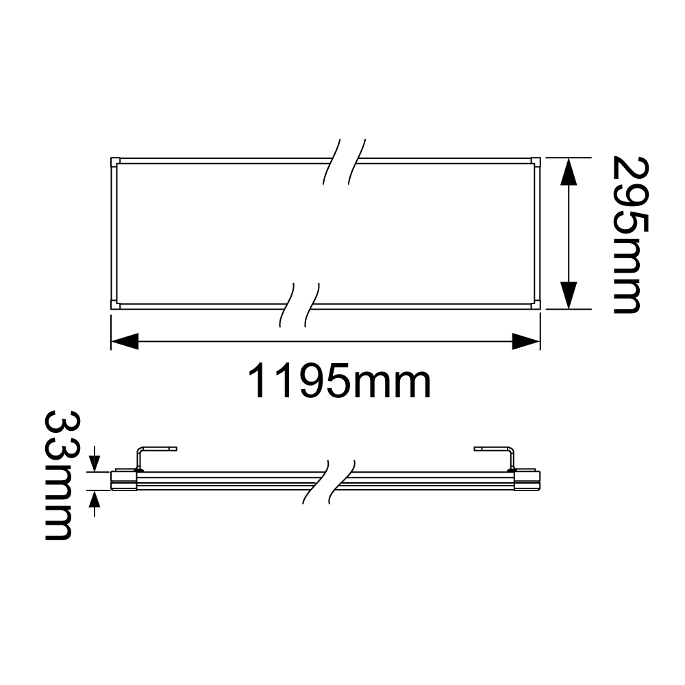 Baklite Back-Lit Panel 5000K IP40 - 223575
