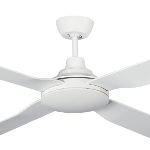 Discovery II 48" 4 Blade ABS Ceiling Fan Only White MDF124W