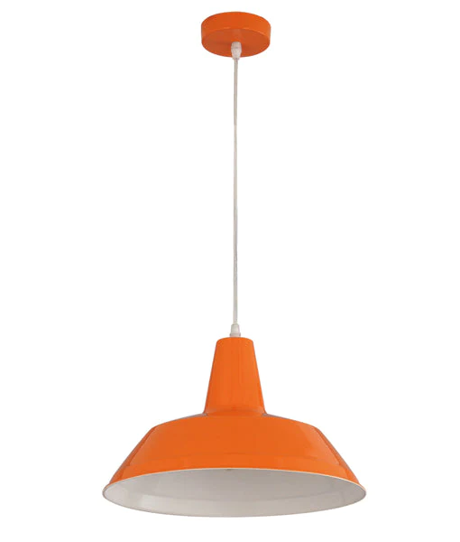 PENDANT ES 60W ORANGE RND DIVO9 Cla lighting