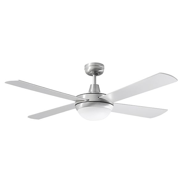 Lifestyle 52" Ceiling Fan with Light 2 x E27 Brushed Aluminium DLS1344B