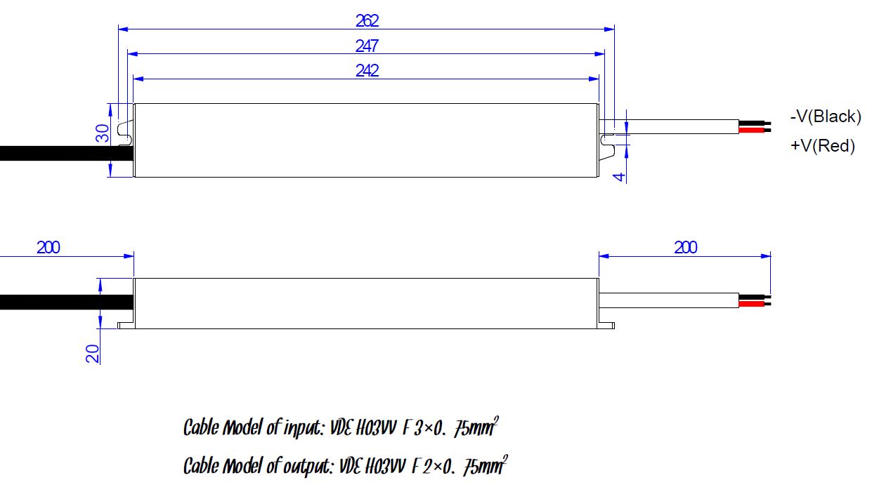 60w LED Driver 12v waterproof ip67