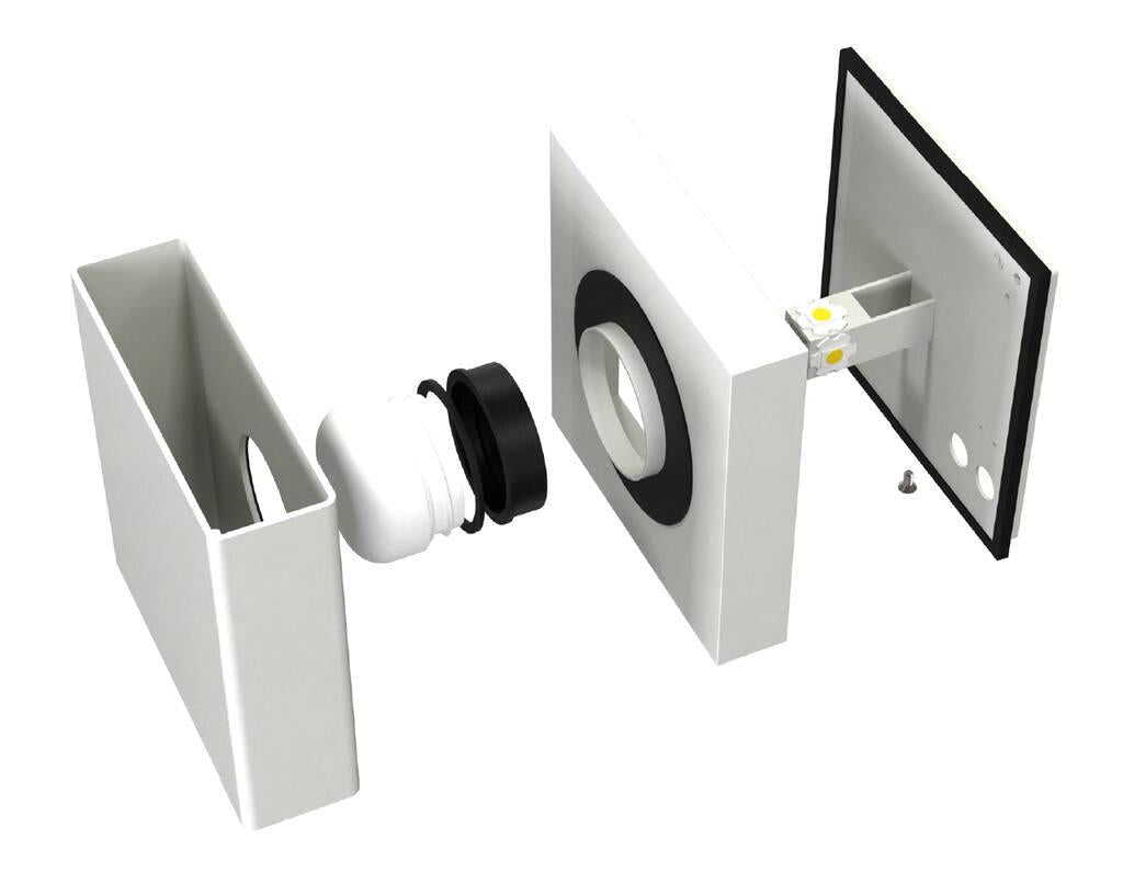 Turn Wall Aluminium White - 2019061001