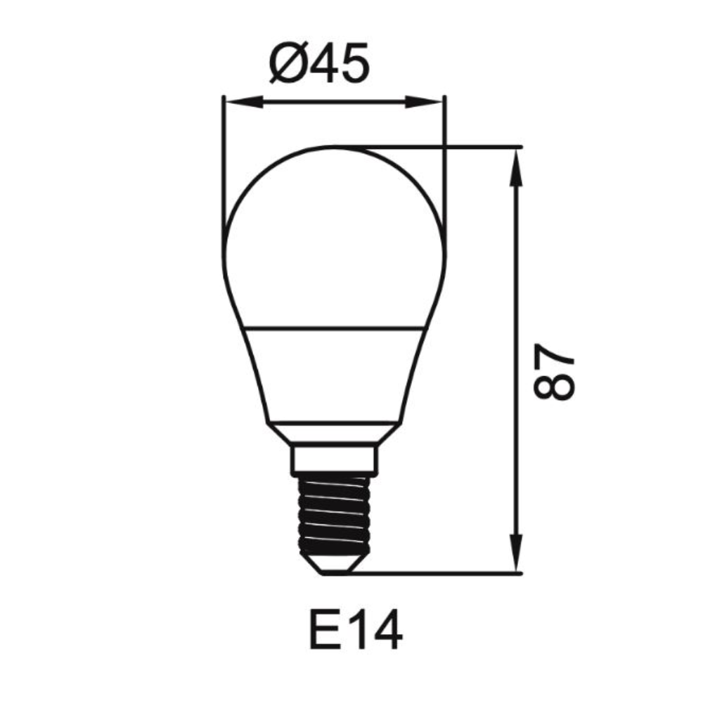 Energetic SupValue Fancy Round Frost 225D Dim 6W 6500K 500Lm E14 - 132117C