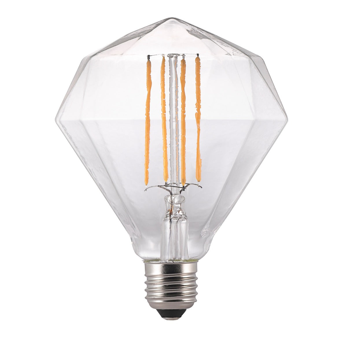 Deco E27 Diamond Avra 2200 Kelvin 200 Lumen Light Bulb Clear-1423070