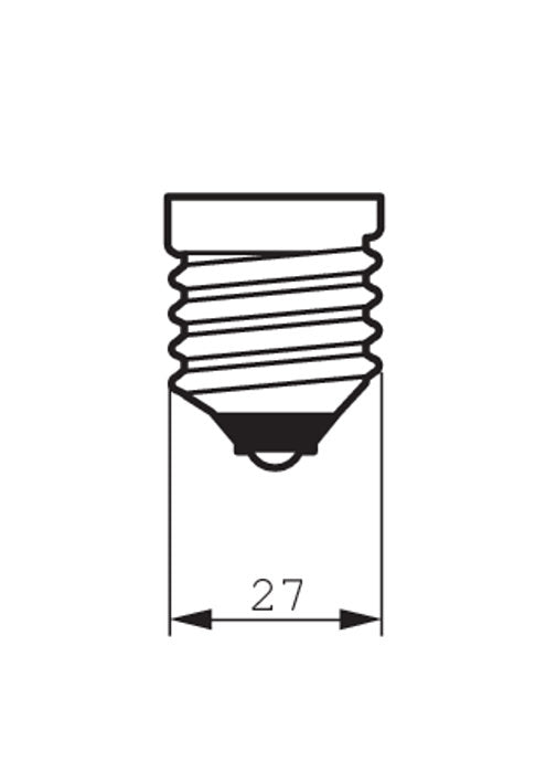 Crompton 4W 470lm Amber ST64 LED ES Globe - 27693