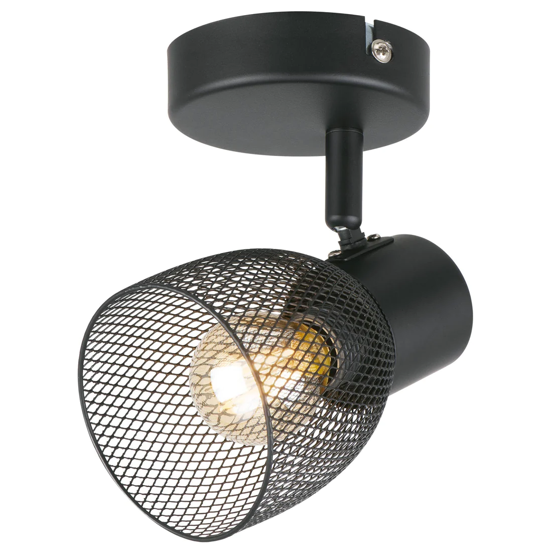 Emily 4W LED Industrial Spotlight- A10931BLK