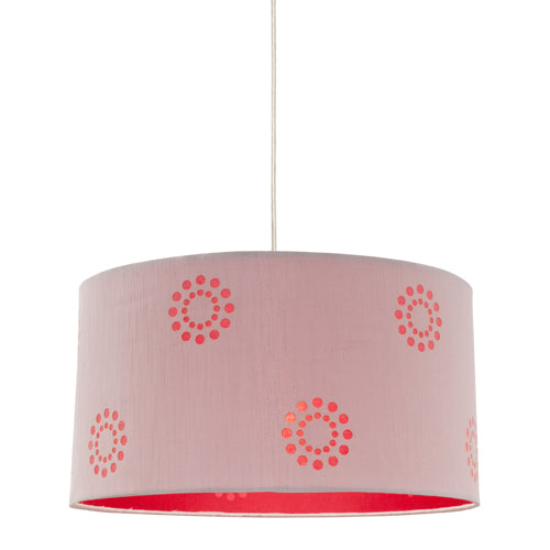Cougar Lighting Fabian 1lt Silver/Red - FAB1PSLRE