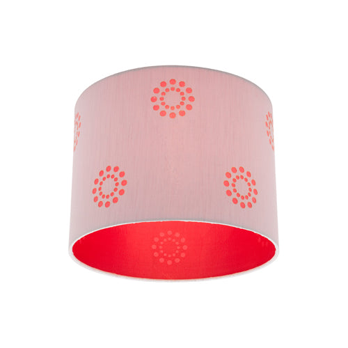 Cougar Lighting Fabian Batten Fix Silver/Red - FAB1BFSLRE