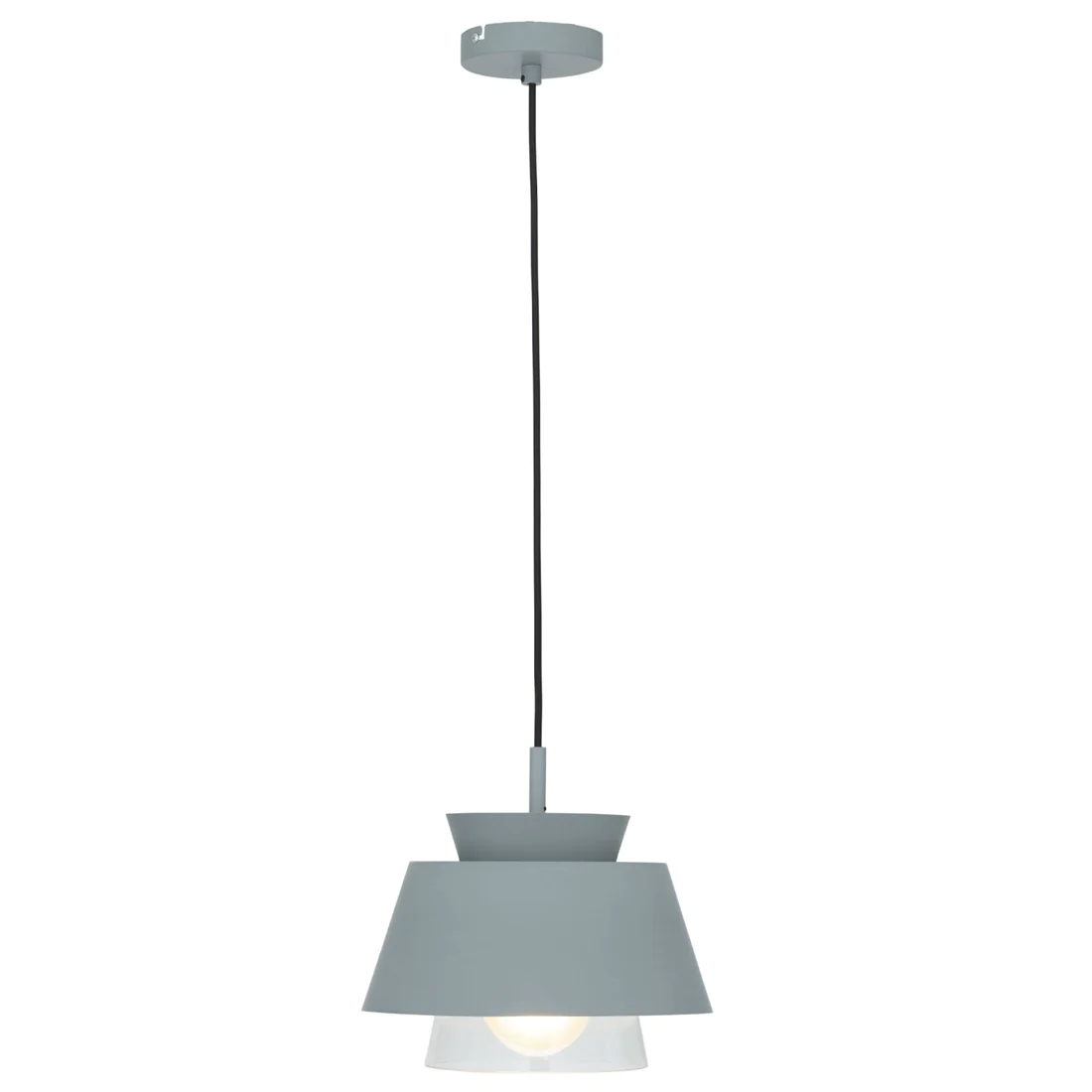 Fawkner 1Lt Light Pendant Grey- MPLS016GRY