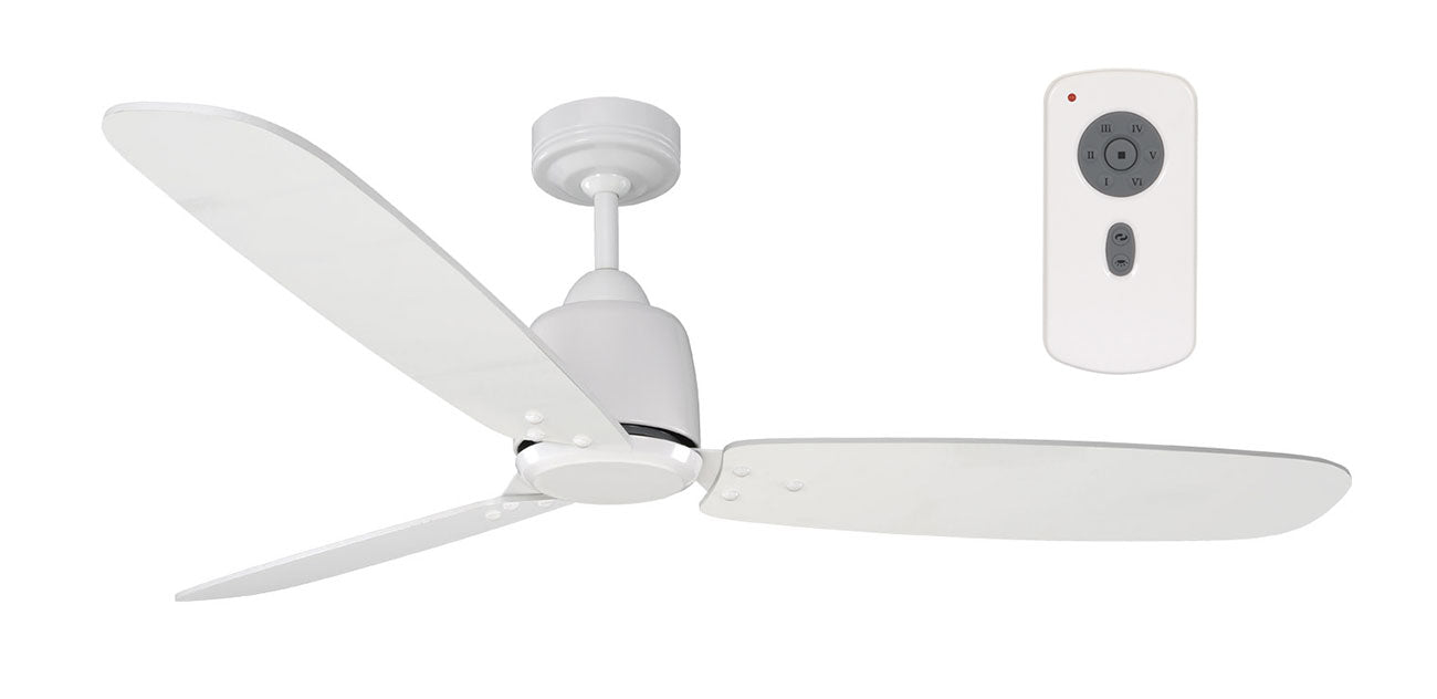 Mercator Rio 1300 DC Ceiling Fan White (FC440133WH) Mercator Lighting