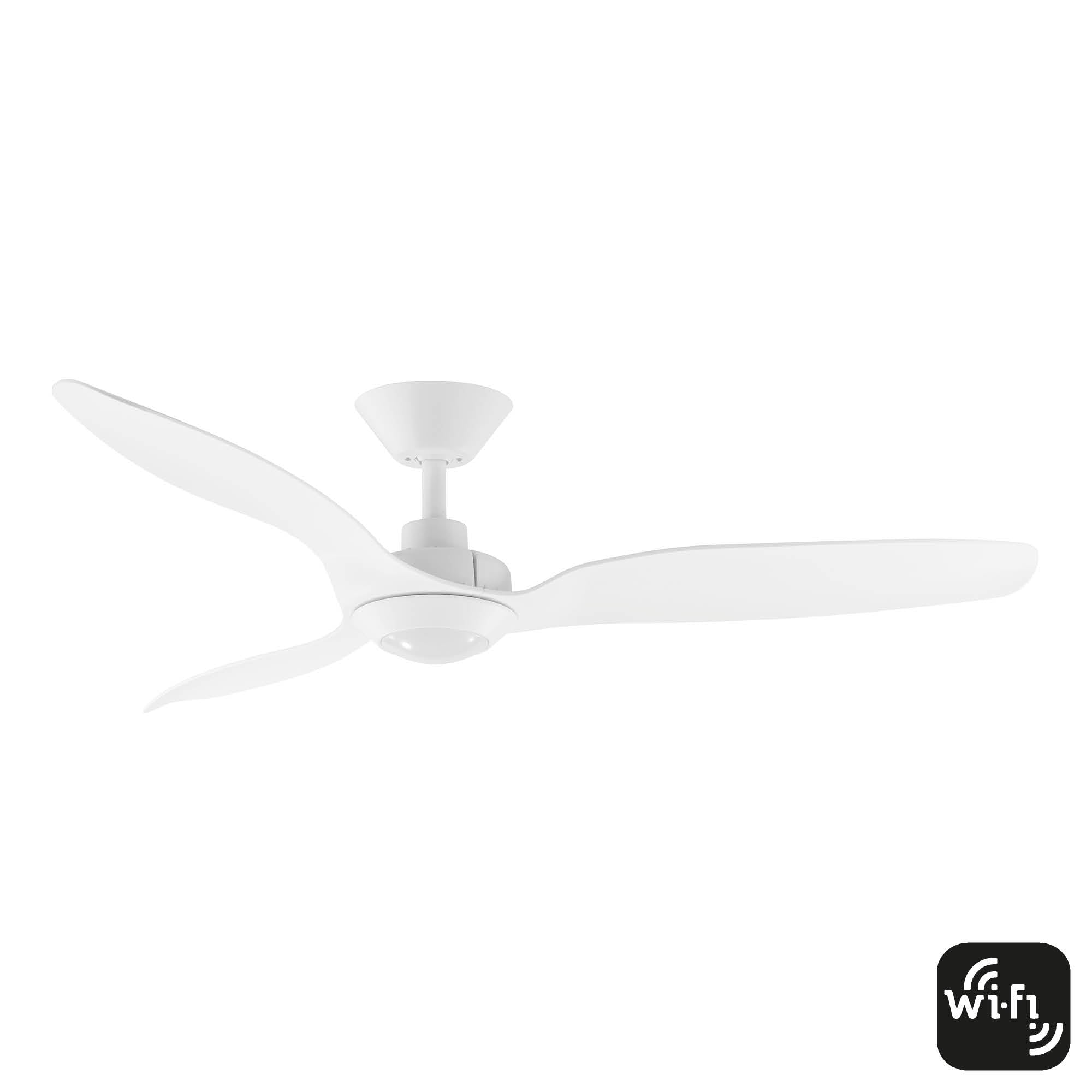 CASA DC CEILING FAN 1320MM WIFI LED WHITE - FC798133GWW