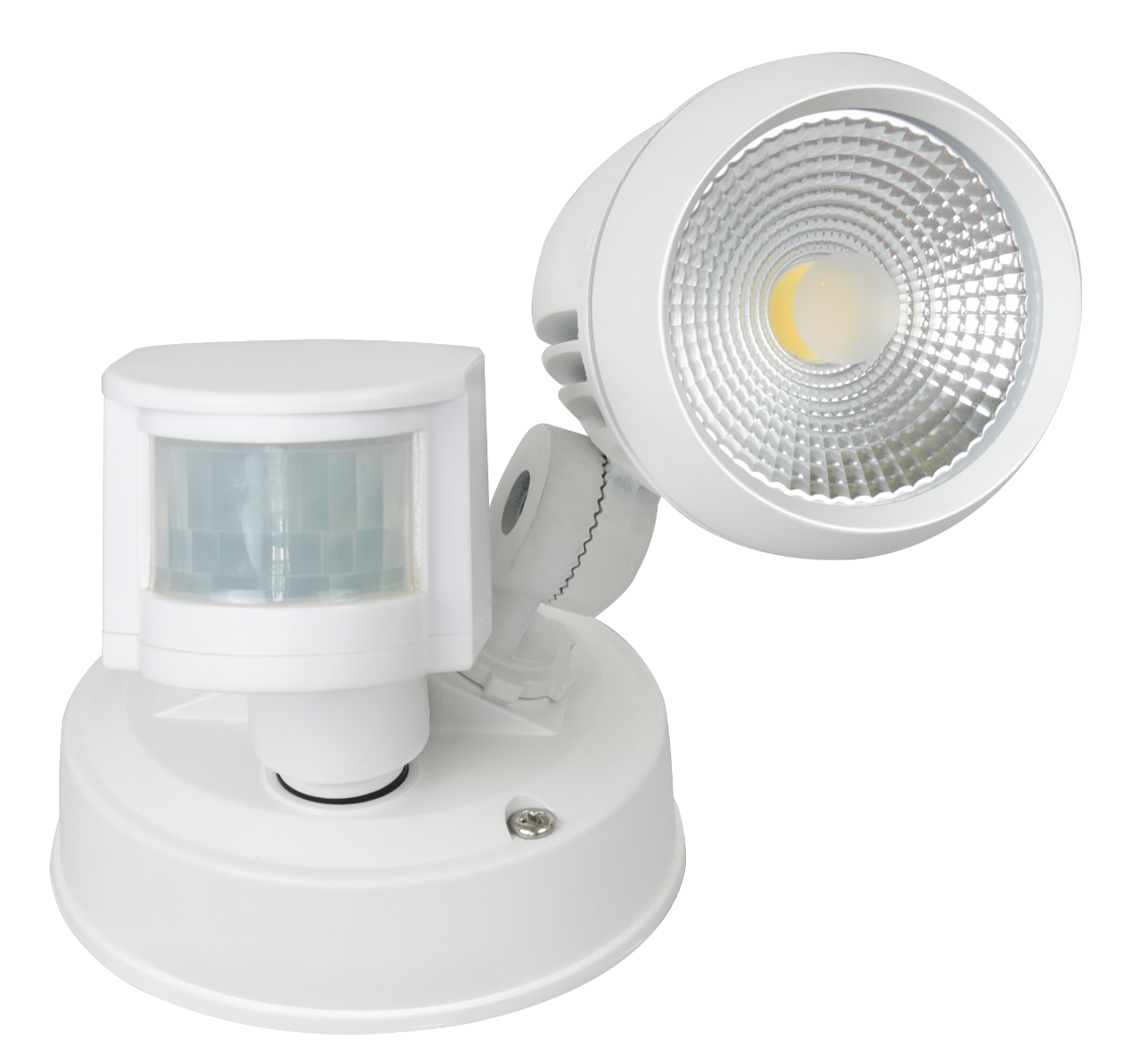 Seculite Spotlight 5000K IP54 PIR Sensor WH - 203025S