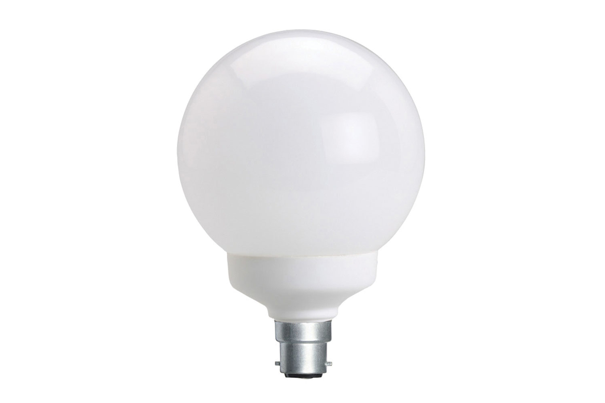 4 Pack G125 Cool White 20w Glass Round Bright Globe Crompton