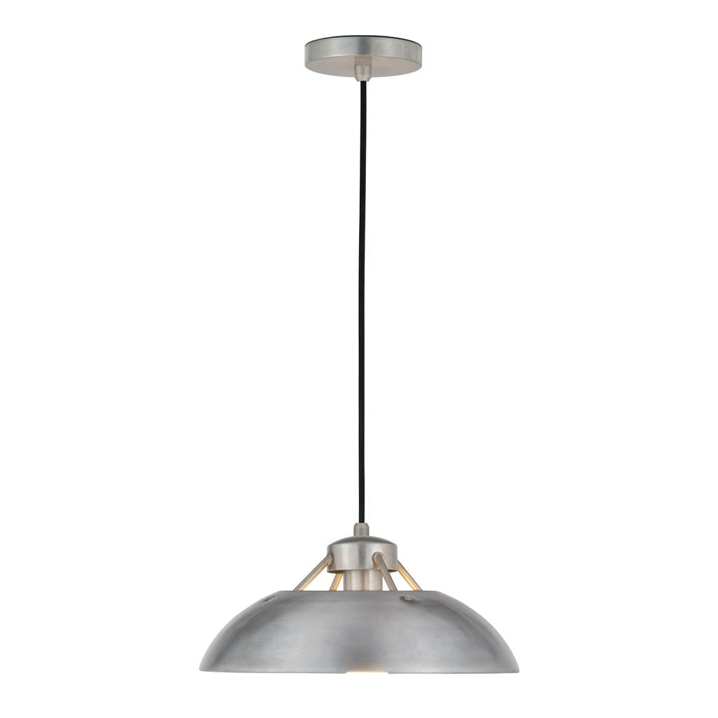 FORGE-PDT PENDANT 1 X E27 240V SILVER 22711