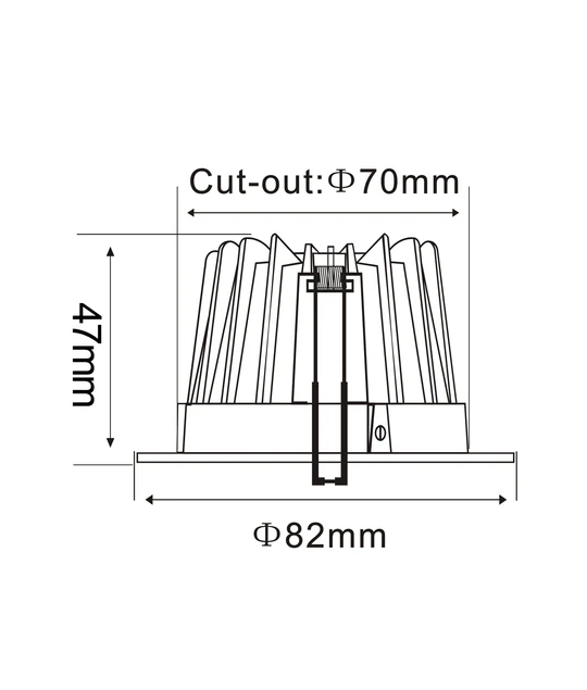 GAL SMD LED Recessed Downlight GAL01A