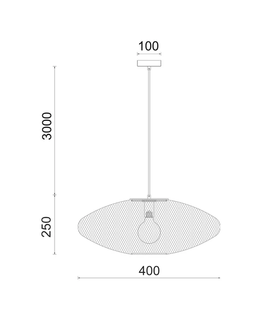 GOLP Modern Interior Small Oval Stainless Steel Pendant Lights GOLPE1