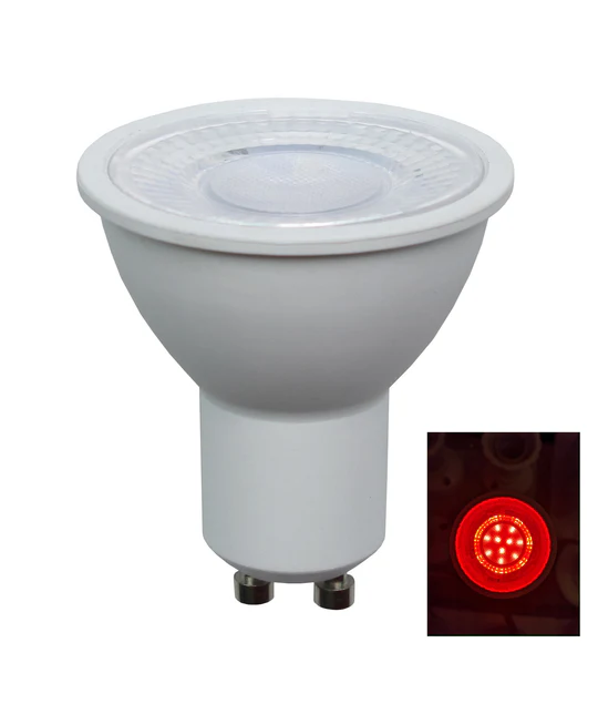 GU10 LED Coloured Globes GU10R01A