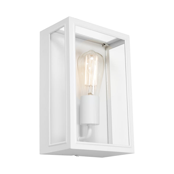 Harvard Outdoor Wall Light (E27) in White - HARV1EWHT