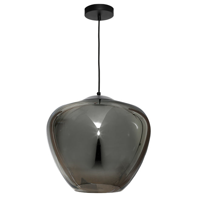 Cougar Lighting Helena 1lt Smoke Large Pendant - HELE1PLSM