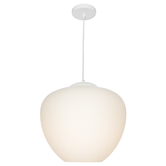 Cougar Lighting Helena 1lt White Large Pendant - HELE1PLWHT