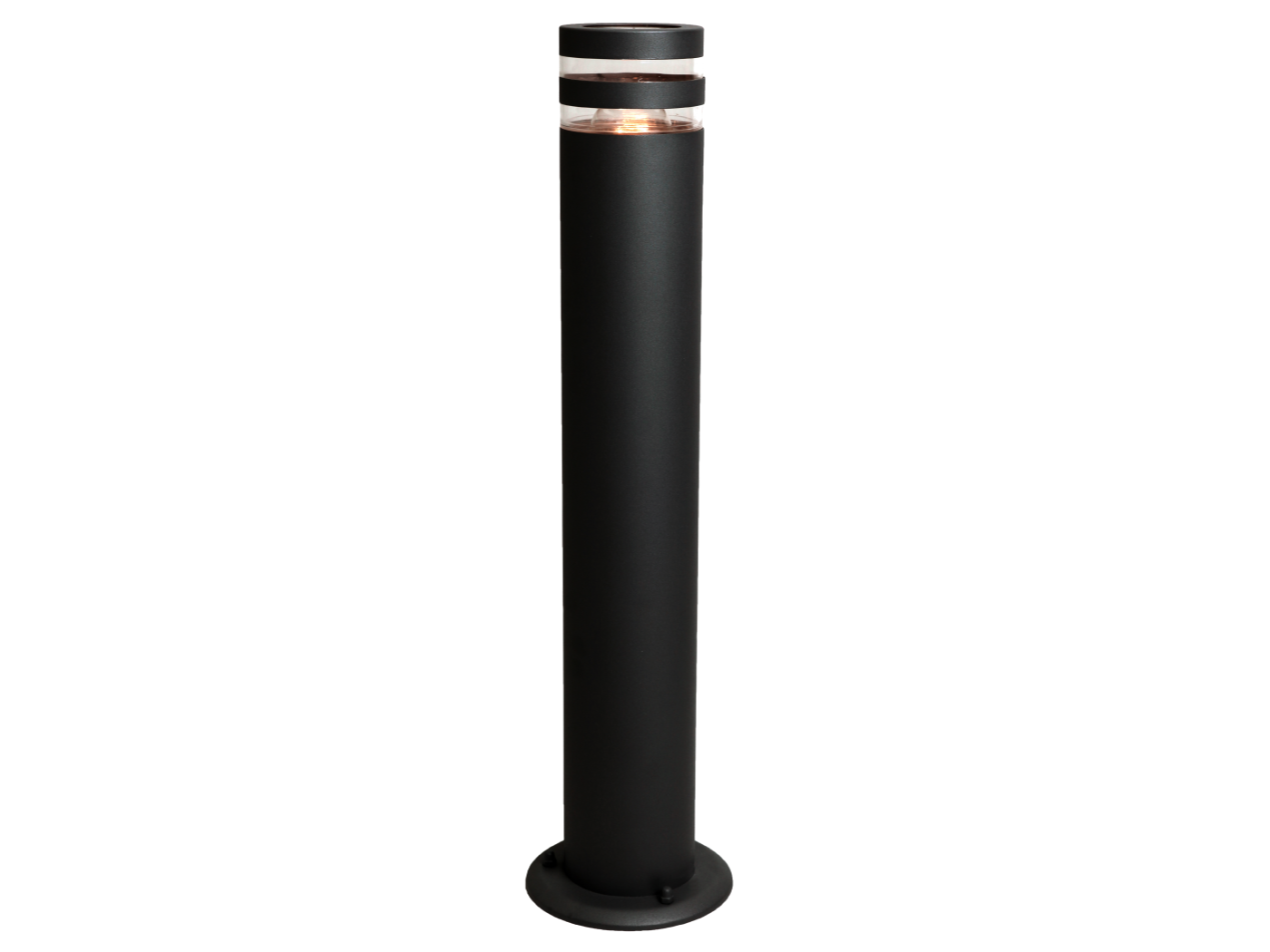 Focus 65 Bollard Black Metal/PC IP44 E27 - 874823