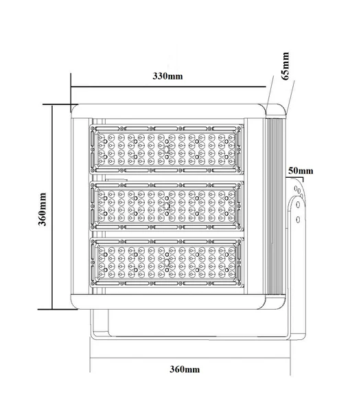 HI LED Rectangular Dimmable High Bay HIB7