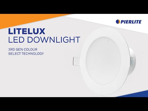 PIERLITE LITELUX COLOUR SELECT LED DOWNLIGHT GEN4 - DLP63/4/65FWG4
