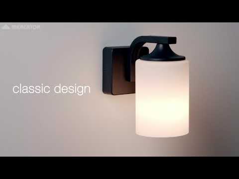 Elan Black Exterior Wall Light - MXW1010