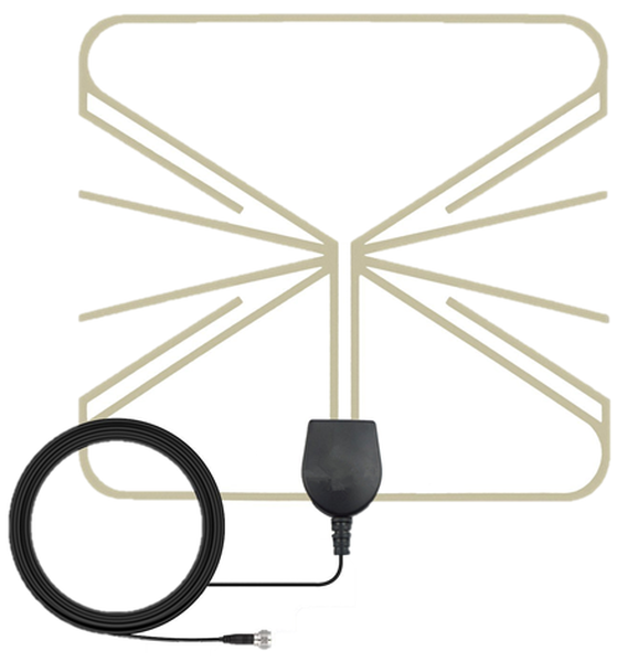 Fractal Indoor TV Antenna