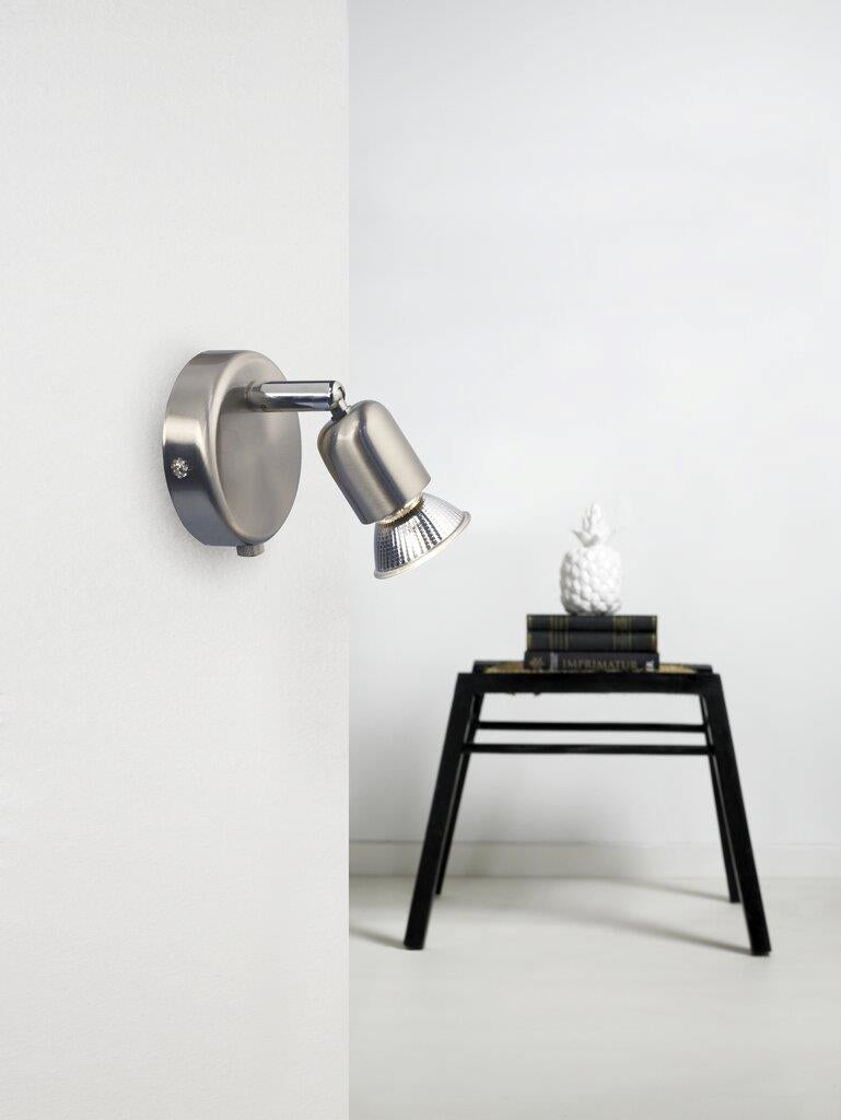Avenue LED Wall Metal Brushed steel - 76551132
