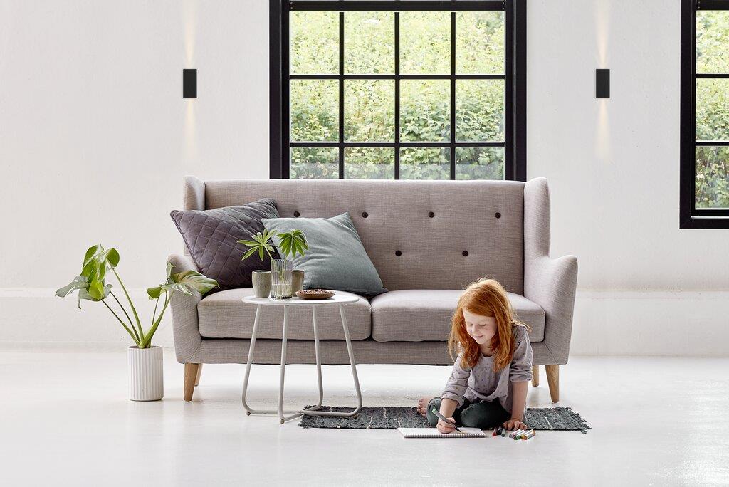 Norma Wall Metal, Glass Gray, Clear - 77611010