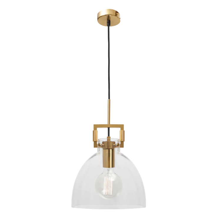 Jean 1 Light Pendant Gold - JEAN1PGLD
