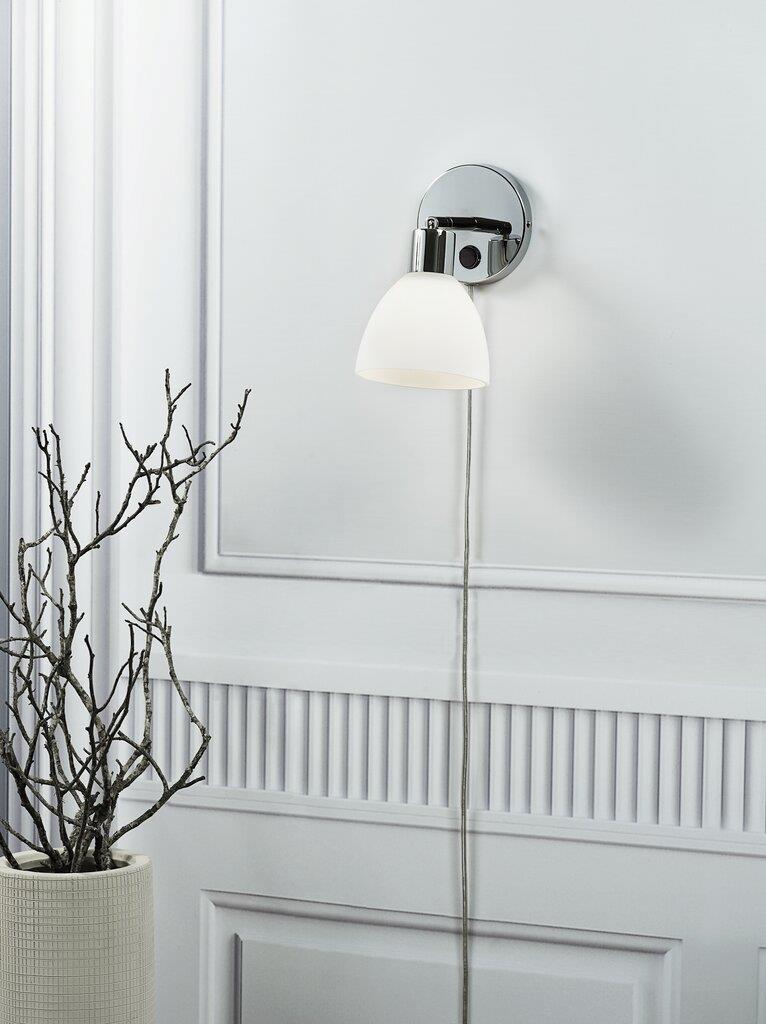 Ray Wall Metal, Glass Chrome, Opal - 63191033