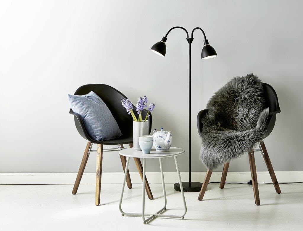 Ray Double Floor Metal Black - 63224003