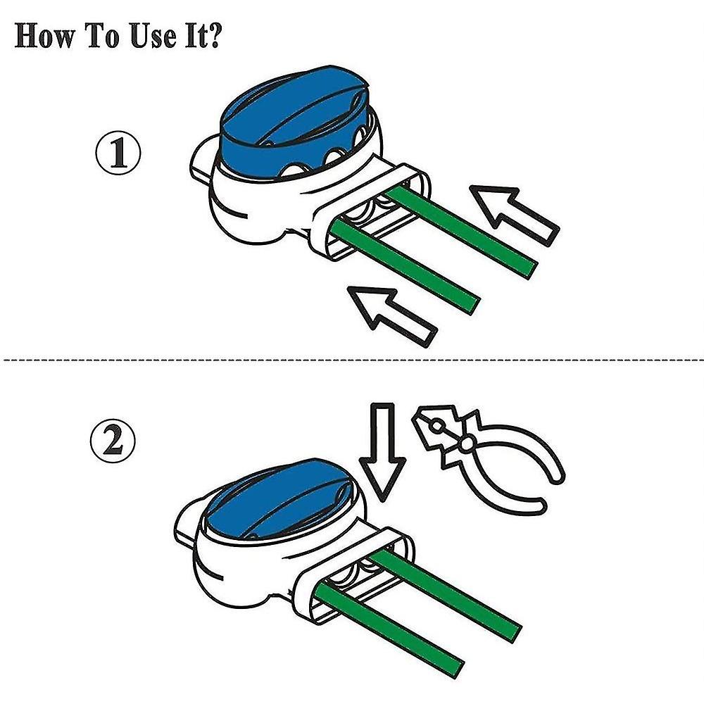 3 Wire Connectors, Electrical Self-stripping Pigtail Connectors