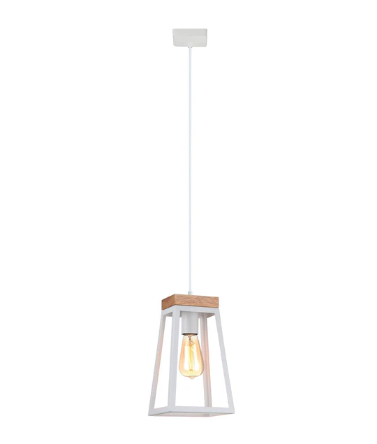 LANTERNA2 E27 WHITE Pendant light CLA LIGHTING