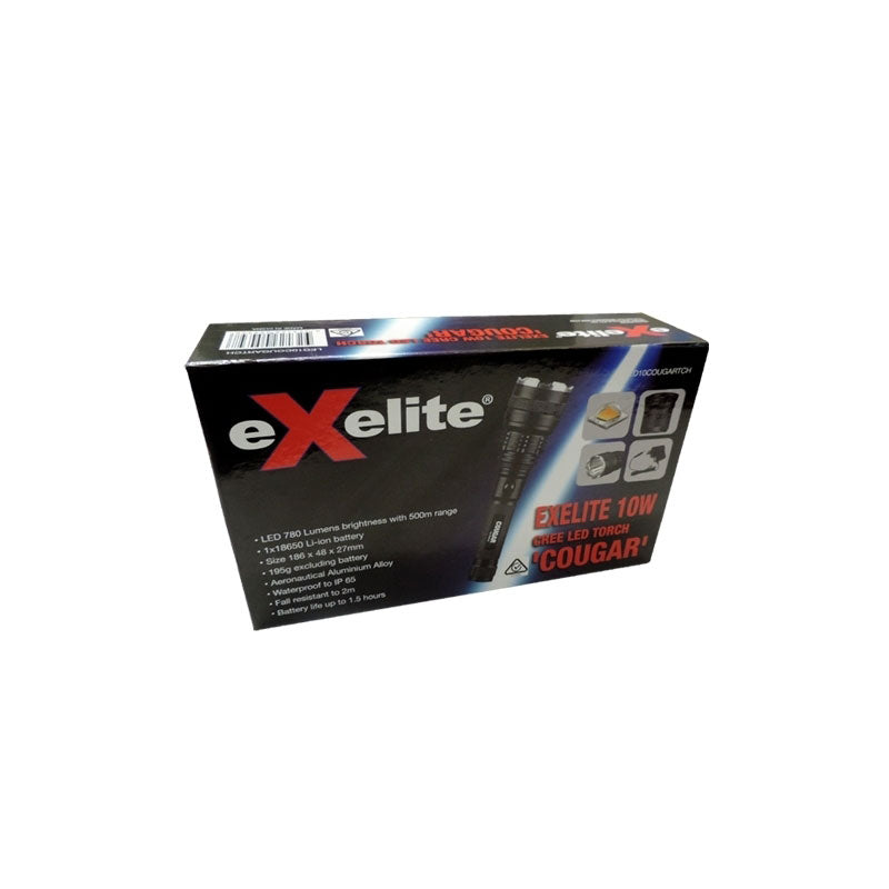 CLA LIGHTING EXEL 10W EXELITE CREE LED TORCH LED10COUGARTCH