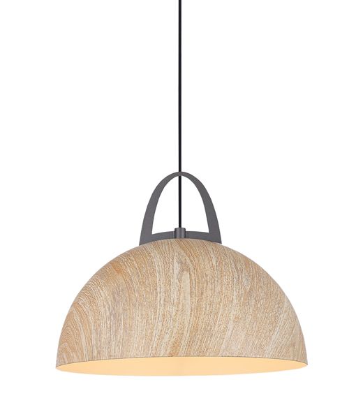 PENDANT ES 72W Natural Oak Dome WTY LEGNA2 CLA Lighting