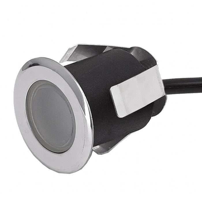 LED Mini IP68 Inground Light Silver/Grey 1.5W LLED10006-SS Superlux