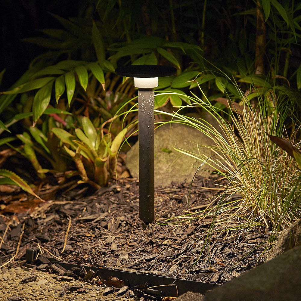 LINDON 12V GARDEN SPIKE LIGHT BLACK