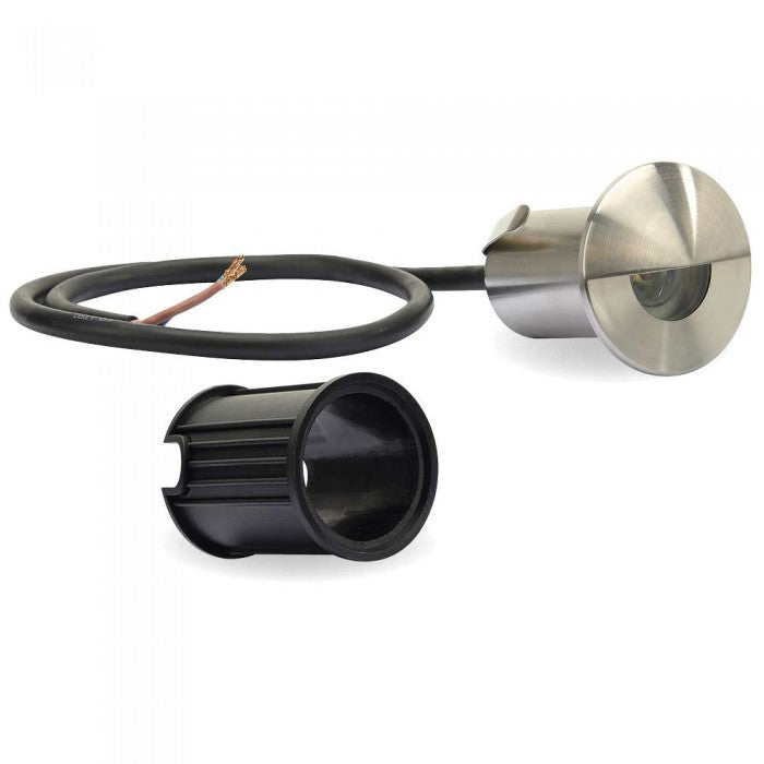Eyelid Recessed Light Silver/Grey, Copper 1W LLED521-SS Superlux