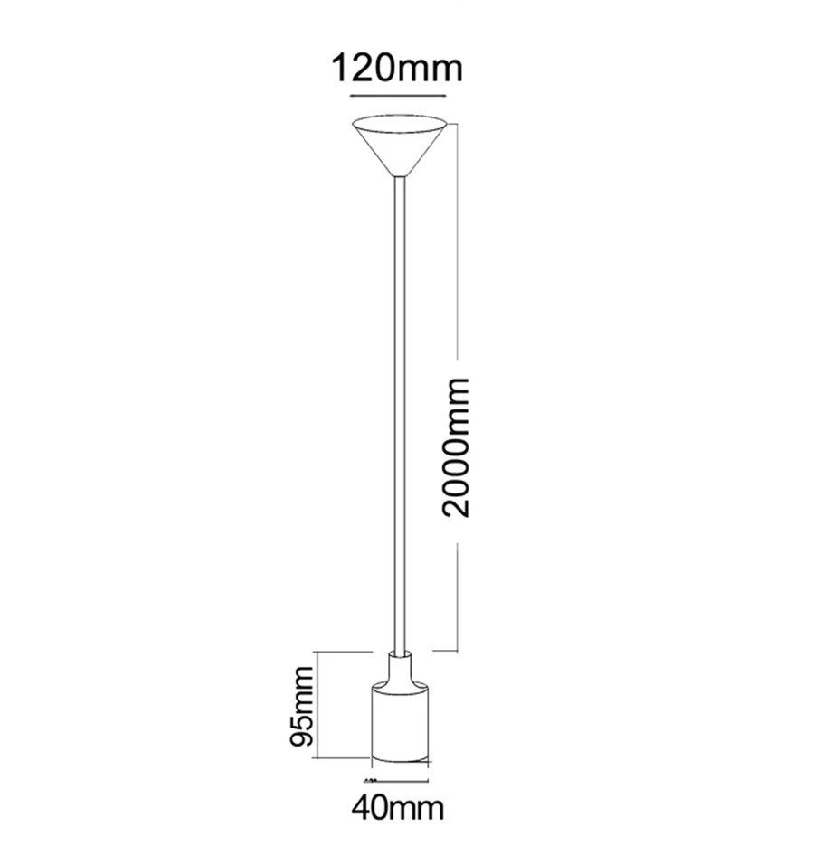PEN Series 240V E27 Pendant Lights Yellow PEN7 Cla Lighting