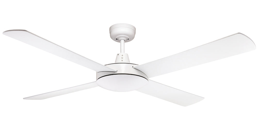 Lifestyle 1320mm 4 Blade Ceiling Fan Only White DLS134W