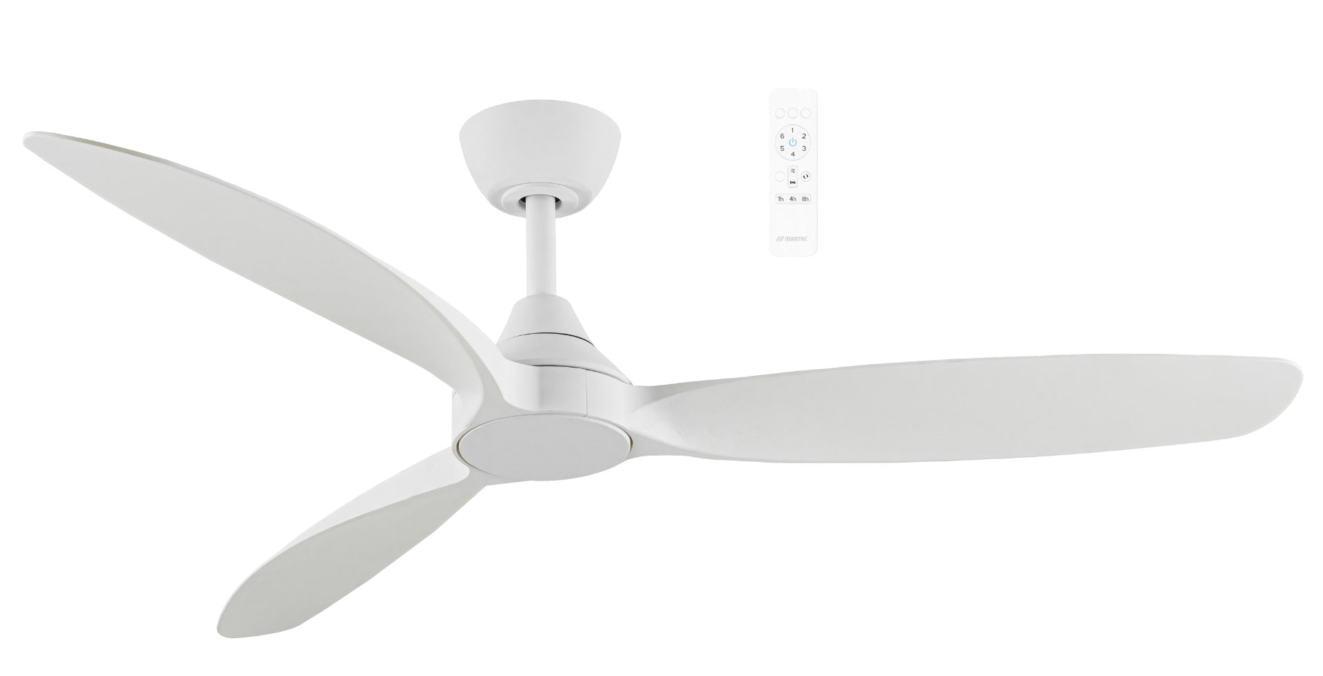 Seaforth DC 56" SMART WIFI Ceiling Fan Matt White MDCS143W