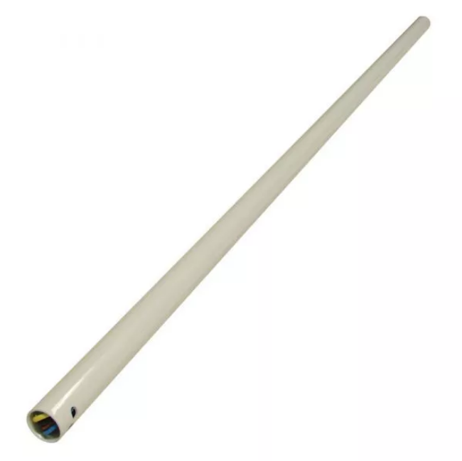 Downrod DC Ceiling Fan 900mm Inc Wiring Loom Matt White to suit WIFI Models MDRDWIFI36W