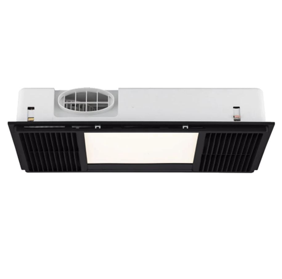 Mercator Mercury 3-in-1 Bathroom Heater 2000W PTC Heating Element in Black Or White