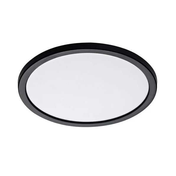 Fino 280mm LED Oyster Light 18w Tricolour Matt Black - MLFO34518MD